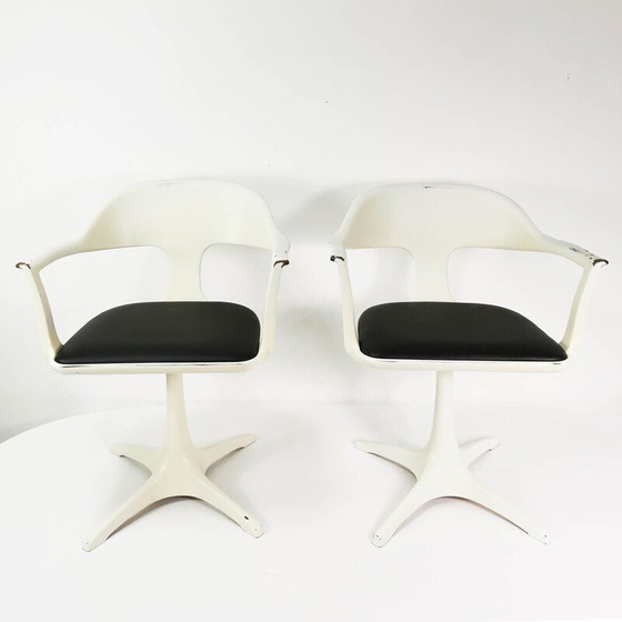 Image 1 of Pair of vintage Space age chairs by Konrad Schafer for Interlubke, Germany 1960s