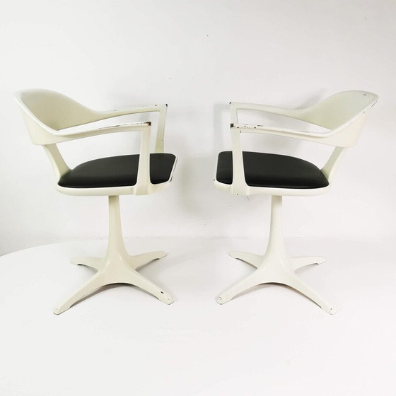 Image 1 of Pair of vintage Space age chairs by Konrad Schafer for Interlubke, Germany 1960s