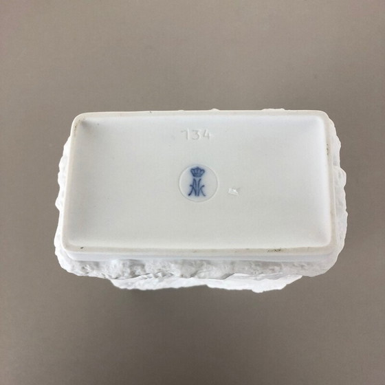 Image 1 of Vintage OP Art porcelain vase by AK Kaiser, Germany 1970