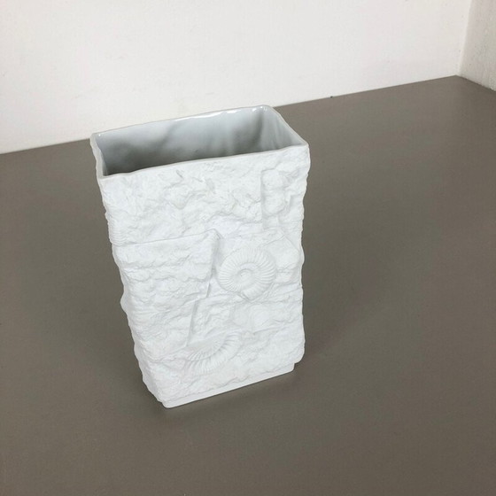 Image 1 of Vintage OP Art porcelain vase by AK Kaiser, Germany 1970