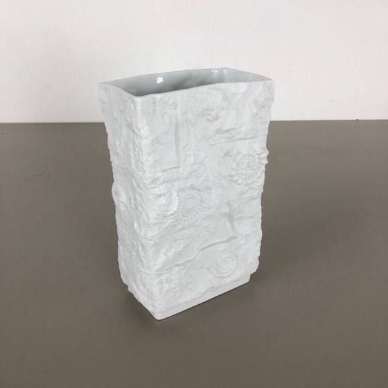 Image 1 of Vintage OP Art porcelain vase by AK Kaiser, Germany 1970