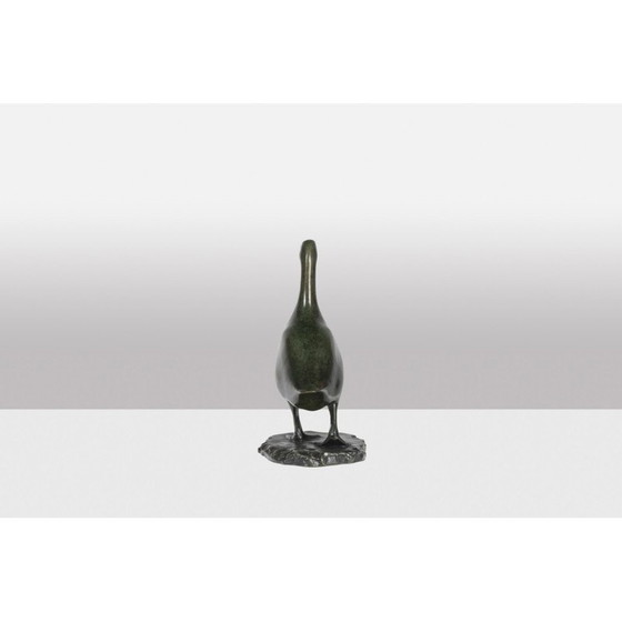 Image 1 of Vintage “Goose” bronze sculpture by François Pompon for Atelier Valsuani, 2006