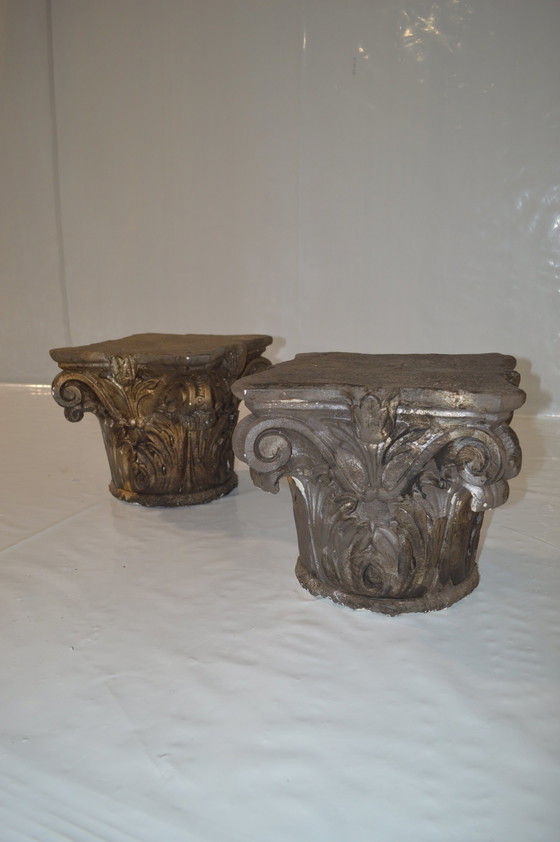 Image 1 of Side Table Column: Bronze Patina