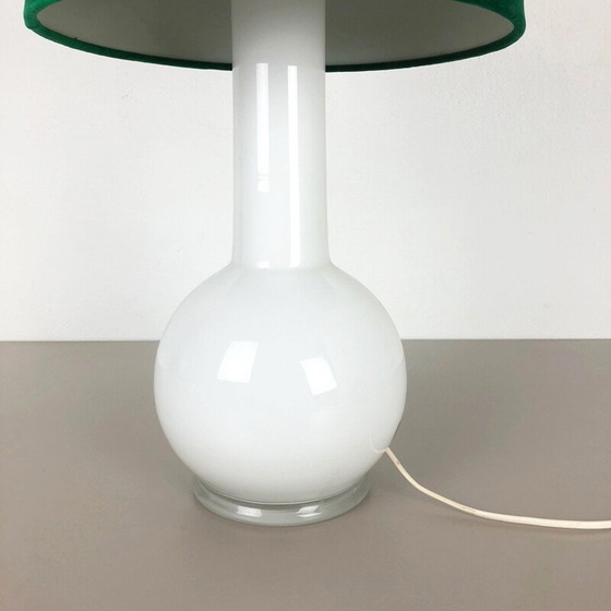 Image 1 of Lampada vintage in vetro bianco di Uno e Östen Kristiansson per Luxus Vittsjö, Svezia anni '60