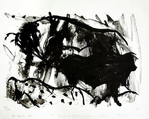 Lithograph By Elaine de Kooning 