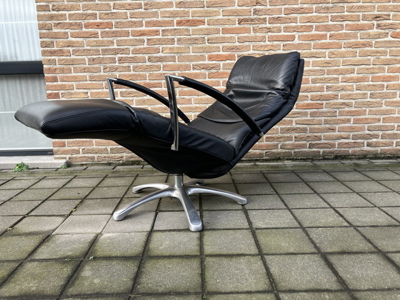 Image 1 of 2x Durlet Dayton Relax black leather