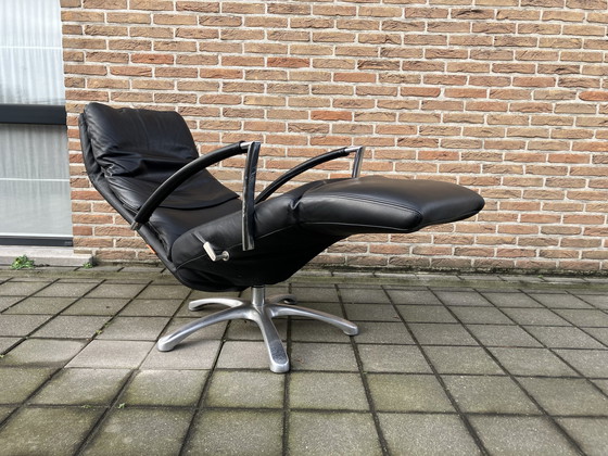 Image 1 of 2x Durlet Dayton Relax black leather