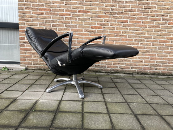 Image 1 of 2x Durlet Dayton Relax black leather