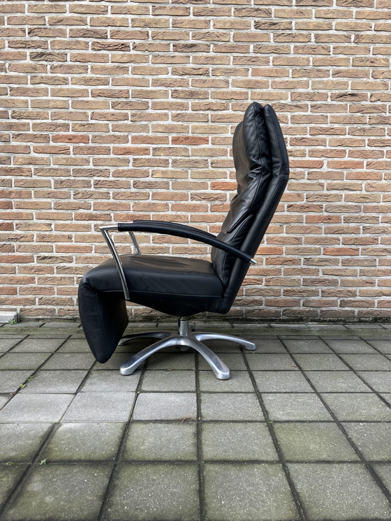 Image 1 of 2x Durlet Dayton Relax black leather