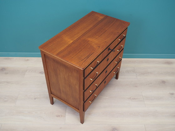 Image 1 of Teak Chest Of Drawers, Danish Design, 1970S, Production: Denmark