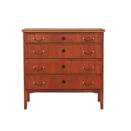 Teak Chest Of Drawers, Danish Design, 1970S, Production: Denmark