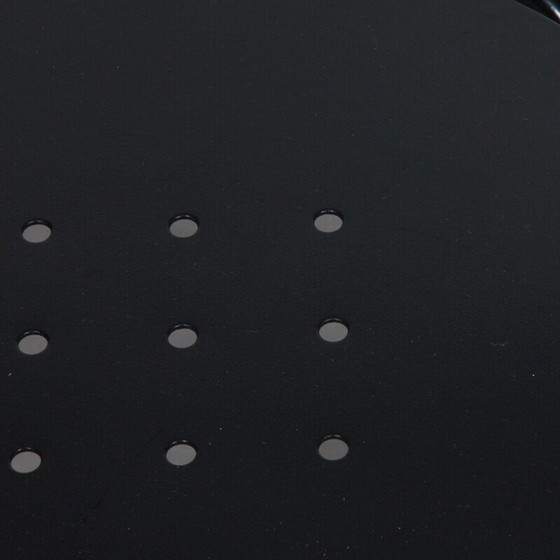 Image 1 of Vintage Palais Royal chair in black lacquered metal by Jean-Michel Wilmotte for Academy, 1986