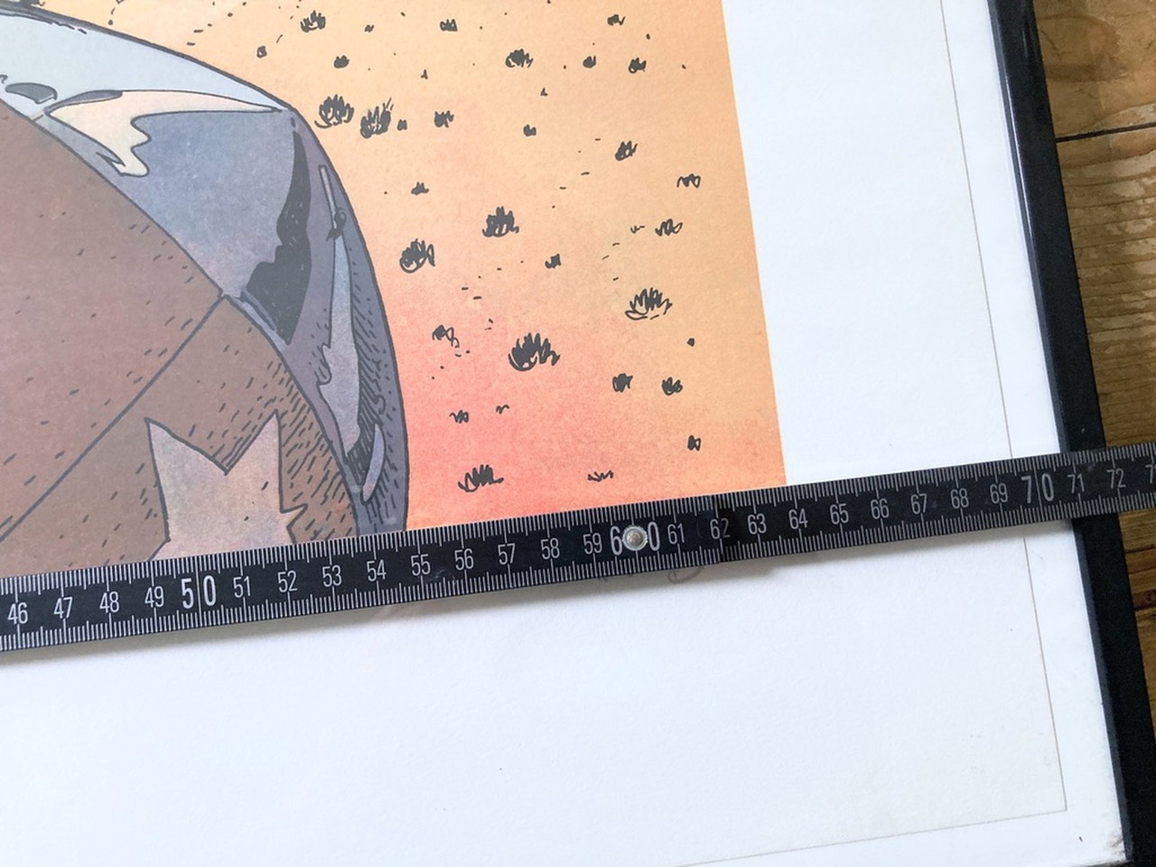 Moebius メビウス Jean Giraud 直筆サイン入り　ポストカード Crossroads - Limited Edition Print (Signed) by Moebius (Jean
