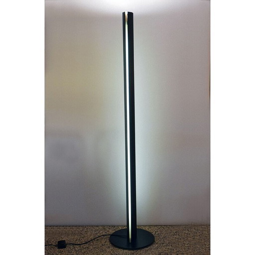 Vintage Manhattan aluminum floor lamp for Tronconi, 1970