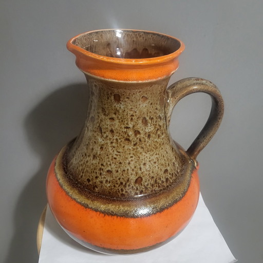 Vase À Anse, U Keramik, West Germany, 1960,70