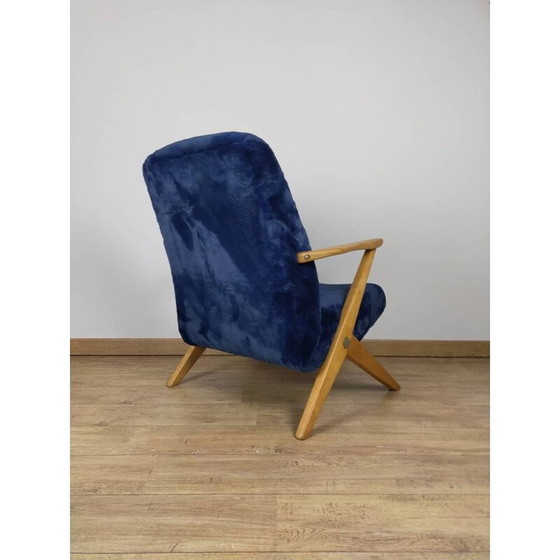 Image 1 of Pair of vintage armchairs by Bengt Ruda for Nordiska Kompaniet, Sweden 1950