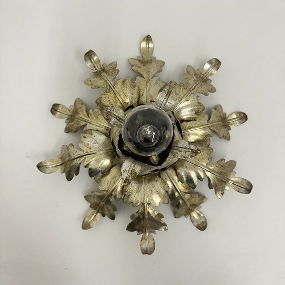 Image 1 of Lampada da soffitto Leaf Hollywood Regency 