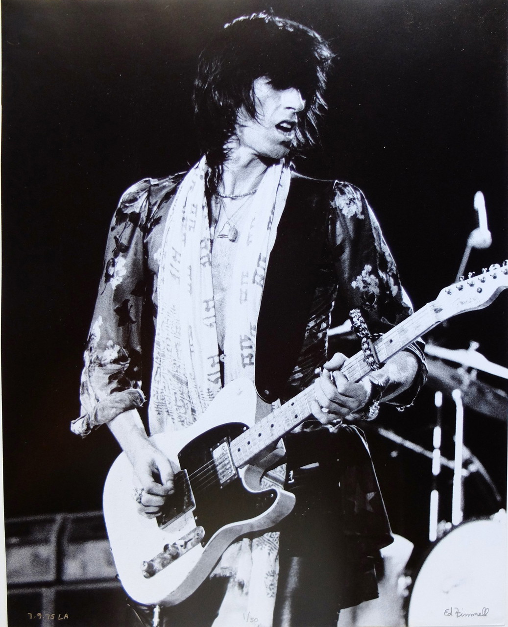 Rolling Stones, Keith Richards, Concert In L.A. In 1975 | €350