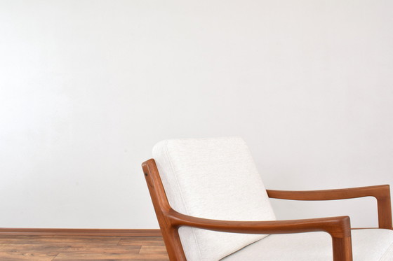 Image 1 of Mid-Century Danish Teak Lounge Chairs By Ole Wanscher For Cado, 1960S, Set Of 2