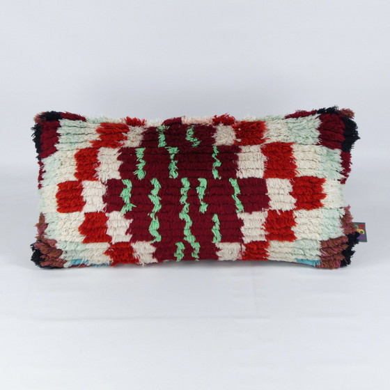 Image 1 of Set of 4 Moroccan Berber cushions, unique! Handmade