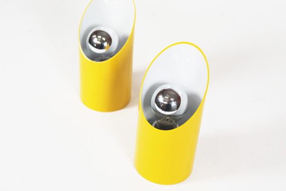 Image 1 of 2X ‘Obliqua’ Wall Lamps By Bieffeplast