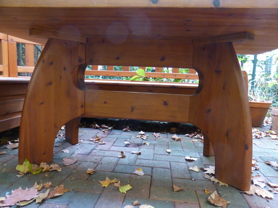 Image 1 of Dining room set made of pine wood - Wasa 1986