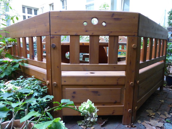 Image 1 of Dining room set made of pine wood - Wasa 1986