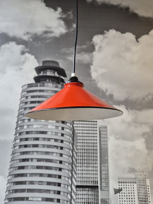 Enamel pendant lamp