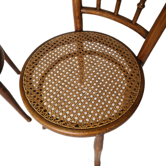 Image 1 of Bistro café chairs by Ungvarer Mobelfabriks Hungary, circa 1900