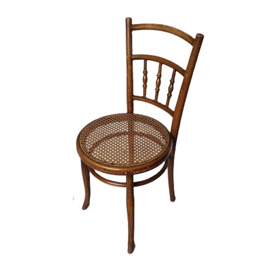 Image 1 of Bistro café chairs by Ungvarer Mobelfabriks Hungary, circa 1900