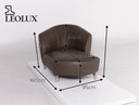 Leolux Pupilla chaise longue grey