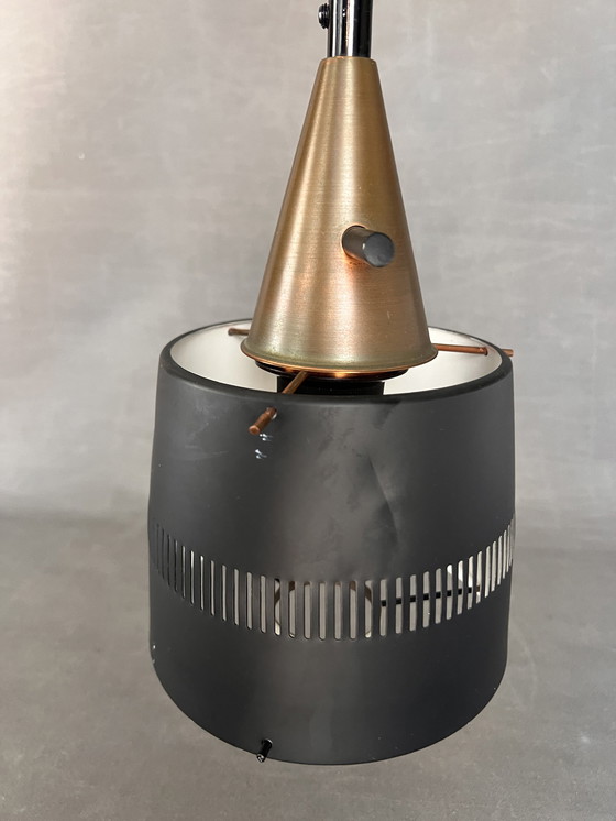 Image 1 of T. Røste &amp; Co, lampada da soffitto norvegese, vintage, anni '60.