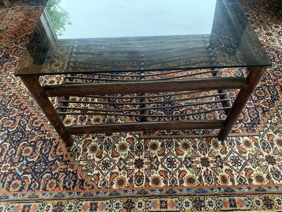 Image 1 of Vintage Coffee Table With Side Tables