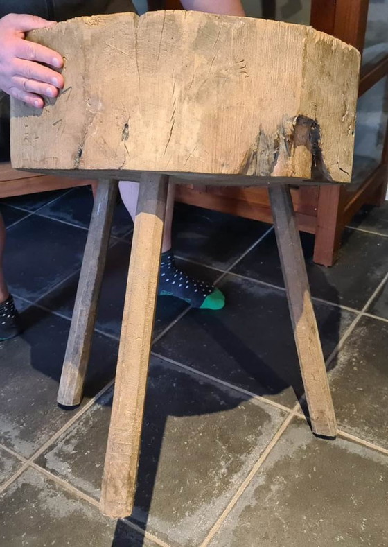 Image 1 of Very Decorative Craftsman Tripod Billot