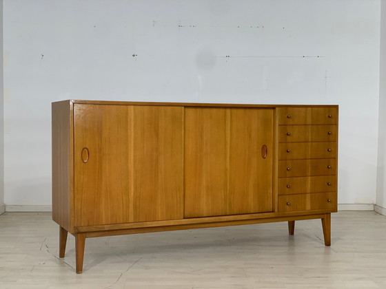 Image 1 of Mid century sideboard cabinet chest of drawers vintage