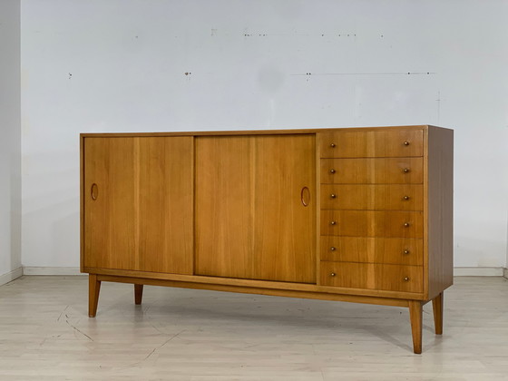 Image 1 of Mid century sideboard cabinet chest of drawers vintage