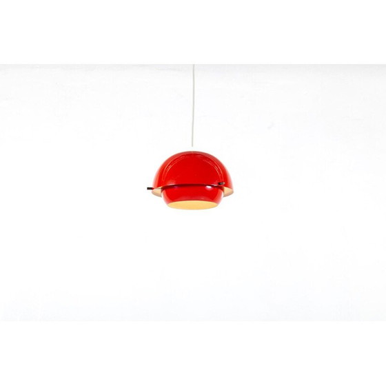 Image 1 of Vintage metal pendant lamp, Denmark 1960