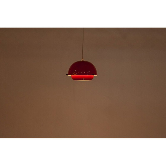 Image 1 of Vintage metal pendant lamp, Denmark 1960