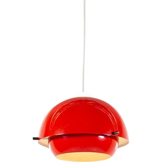 Image 1 of Vintage metal pendant lamp, Denmark 1960