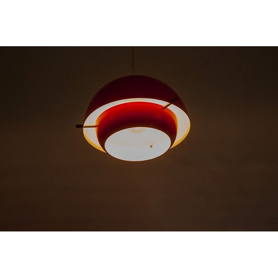 Image 1 of Vintage metal pendant lamp, Denmark 1960