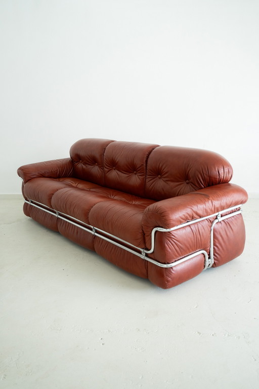 Italian design three-seater sofa