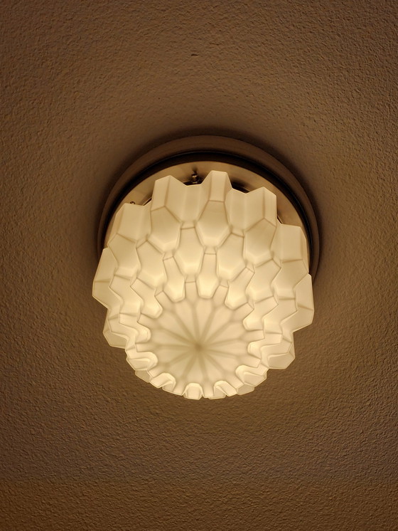 Image 1 of Gispen Art Deco Coupe Large Ceiling Lamp Ceiling light