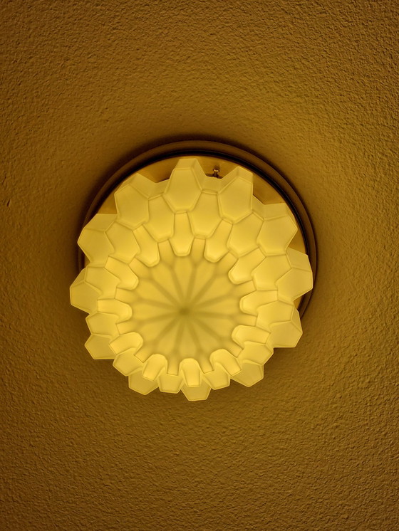 Image 1 of Gispen Art Deco Coupe Large Ceiling Lamp Ceiling light