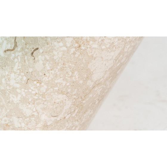 Image 1 of Vintage coffee table model K1000 in travertine and glass for Team Form