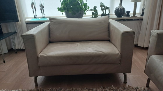 Image 1 of Bodilson Leather Sofa And Love Seat