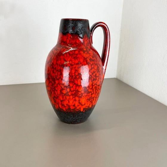 Image 1 of Vintage fat lava pottery vase for Scheurich, Germany 1970s