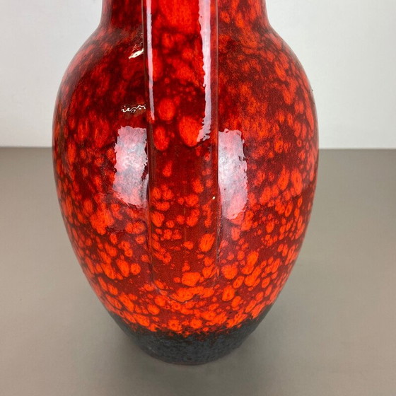 Image 1 of Vintage fat lava pottery vase for Scheurich, Germany 1970s