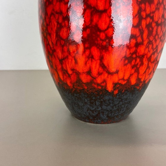 Image 1 of Vintage fat lava pottery vase for Scheurich, Germany 1970s