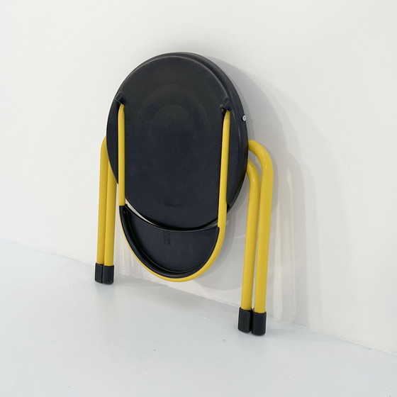 Image 1 of Yellow Clack Folding Chairs By Lucci & Orlandini For Lamm, 1980S