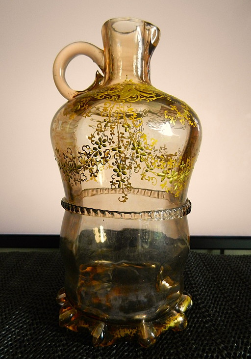 Antique liqueur decanter from Lorraine, Nancy Baccarat from St.Louis!